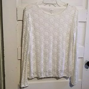 Cleo Lace shirt with liner size L